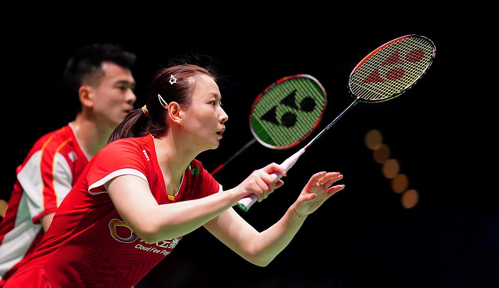 全英羽毛球公开赛郑思维黄雅琼夺得混双冠军