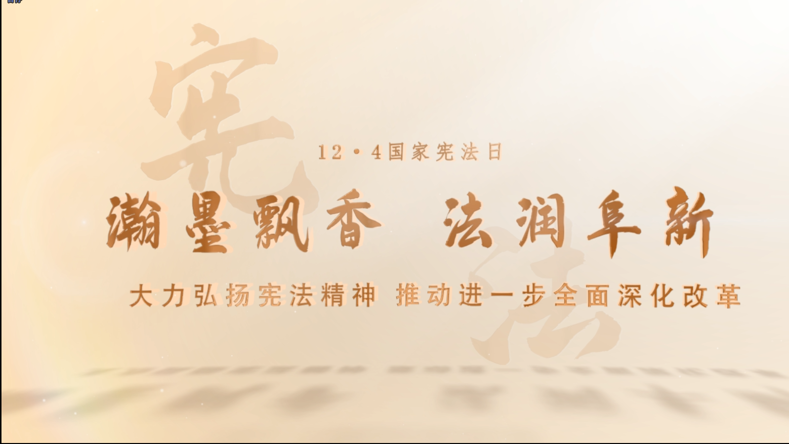  2024年阜新市宪法日宣传片《翰墨飘香 法润阜新》