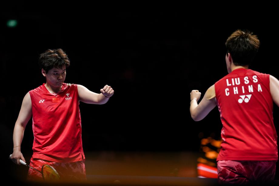 [图]刘圣书/谭宁2-0韩国组合 晋级印尼公开赛女双决赛