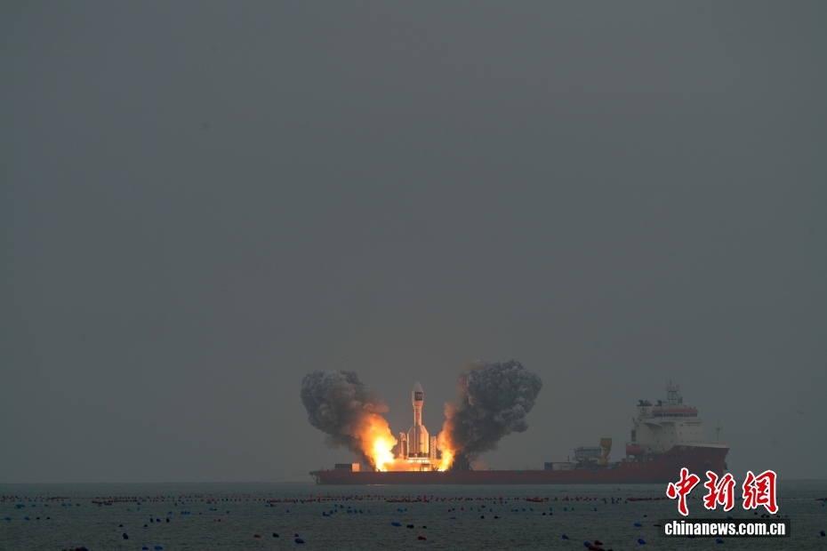 引力一号遥二运载火箭发射成功