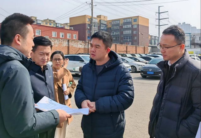 区长彭光磊实地调研项目建设情况